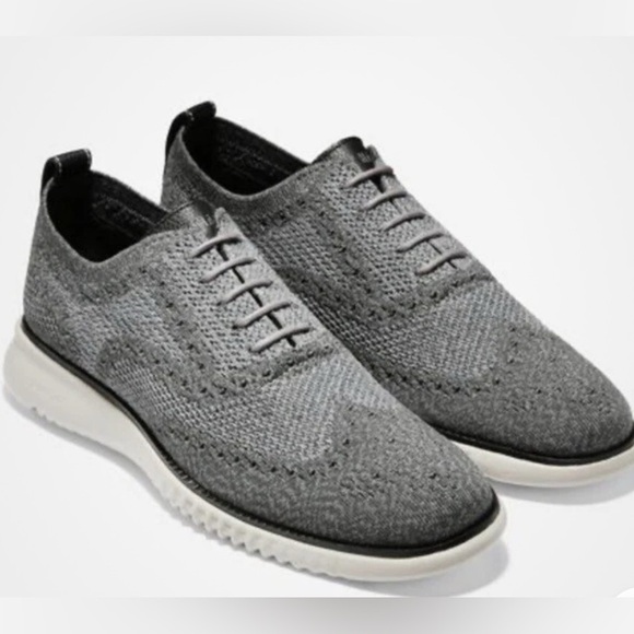 Men Cole Haan 2.ZEROGRAND
Wingtip Oxford ShoesMAGNET-IRONSTONE STITCHLITE C27565 - Picture 1 of 9